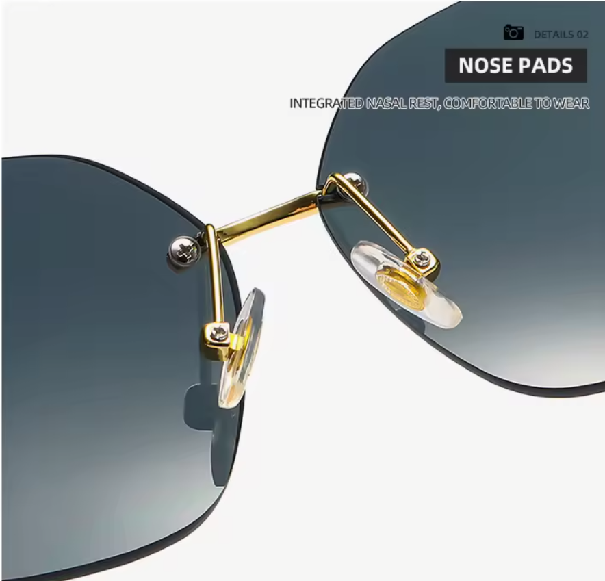 Semi rectangle sunglasses