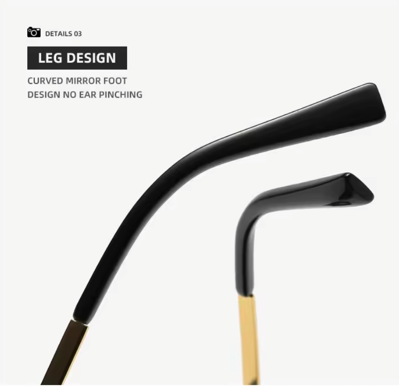 Semi rectangle sunglasses